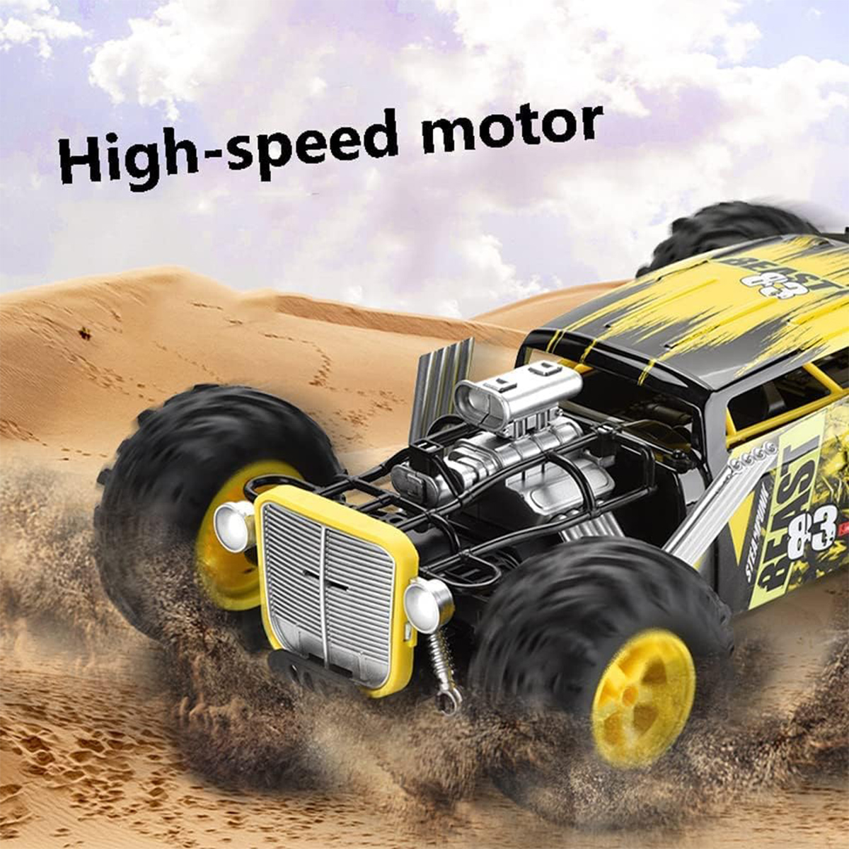 ماشین بازی کنترلی کریزون مدل  Rc Monster truck کد 2023