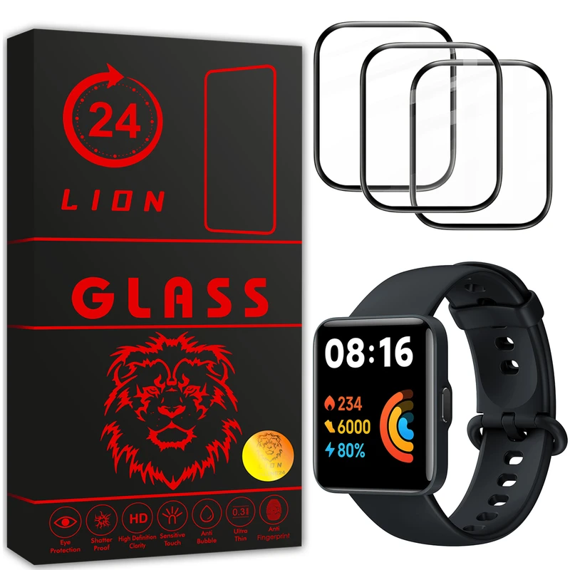 محافظ صفحه نمایش لاین مدل RT007 مناسب برای ساعت هوشمند شیائومی Redmi Watch 2 بسته سه عددی