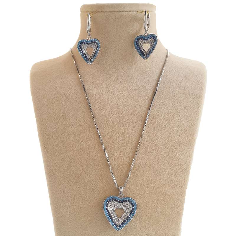 نیم ست نقره زنانه مدل 40