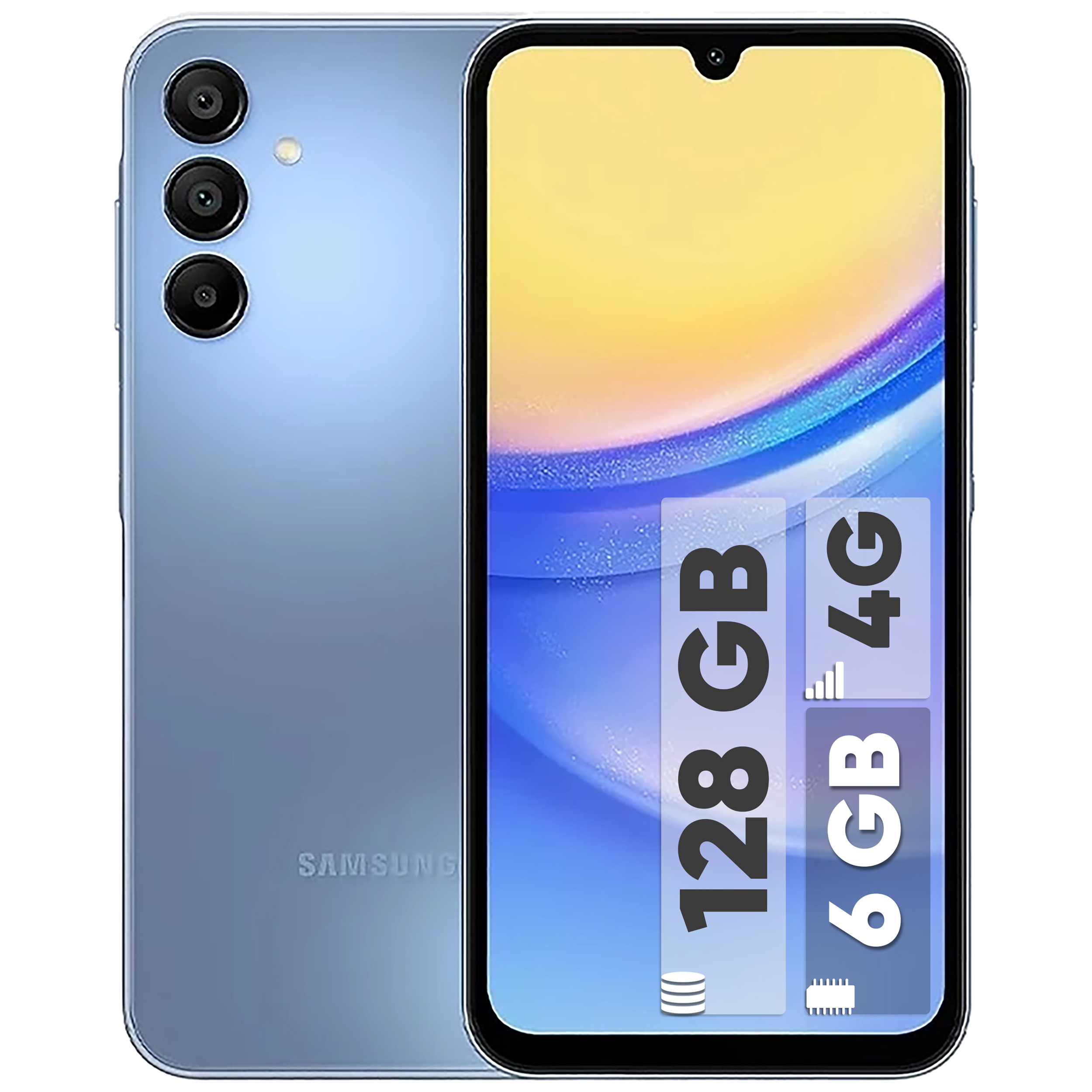 گوشی موبایل سامسونگ مدل Galaxy A15 دو سیم کارت ظرفیت 128 گیگابایت و رم 6 گیگابایت