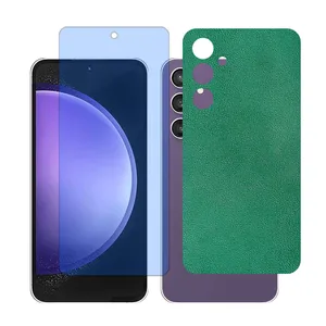 Glass together model blue cut screen protector suitable for Samsung Galaxy A55 mobile phone with back cover sticker