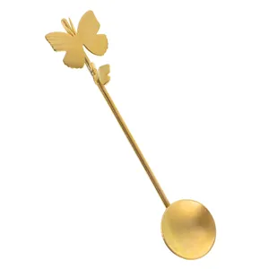 قاشق چای خوری طرح پروانه مدل gz15454
