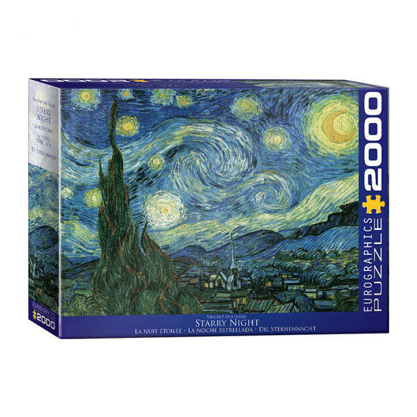 پازل 2000 تکه یوروگرافیکس پازلز مدل 8220-1204 Starry Night