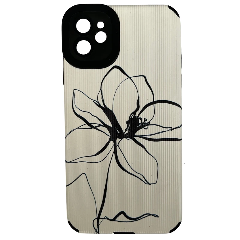 کاور مدل کبریتی طرح گل کد 472 مناسب برای گوشی موبایل اپل iPhone 11