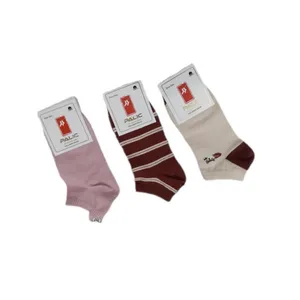 جوراب دخترانه مدل مچی نخی بسته 3 عددی