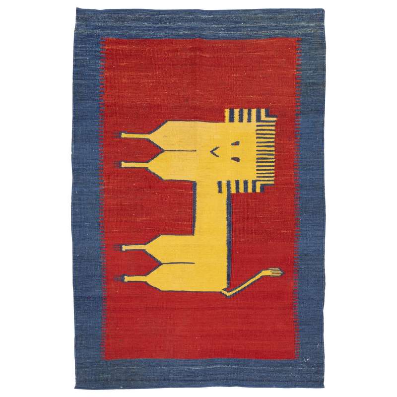 گلیم دستباف یک متری سی پرشیا کد 156069