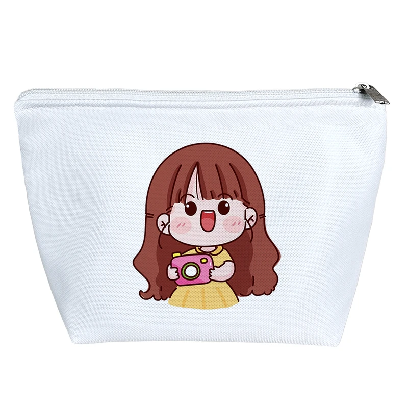 کیف لوازم آرایش دخترانه خندالو مدل دختر عکاس کد H597