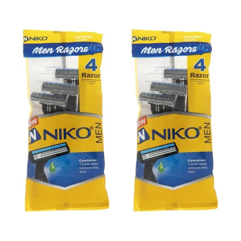 خود تراش نایکو مدل 02 دو بسته 4 عددی