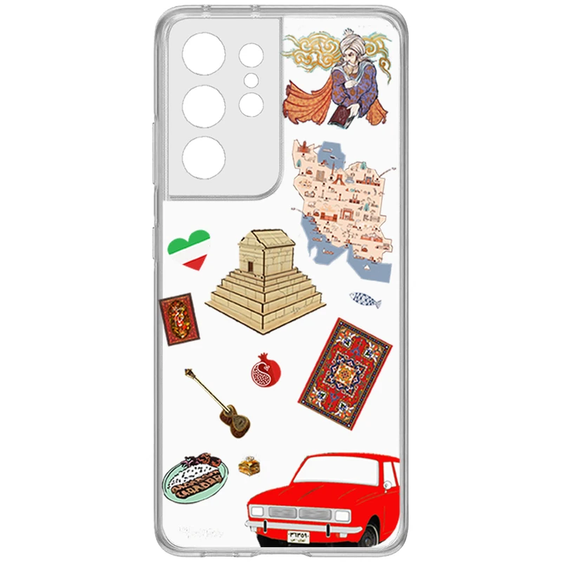کاور طرح Iran مناسب برای گوشی موبایل سامسونگ Galaxy S21 Ultra