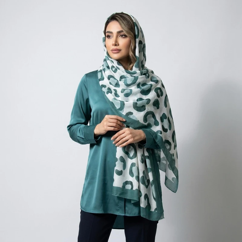 شال زنانه مدل نخی مزونی جدید بهاره کد sar-1711