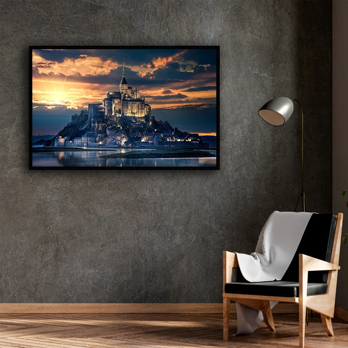 تابلو نوری بکلیت طرح منظره شهری مدل B-D1768