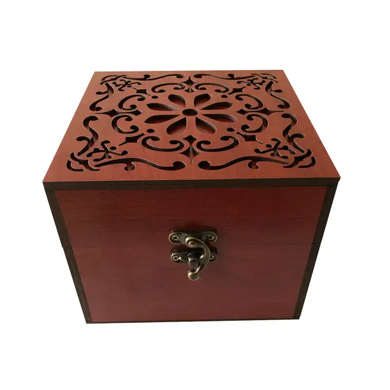 جعبه هدیه چوبی مدل j120