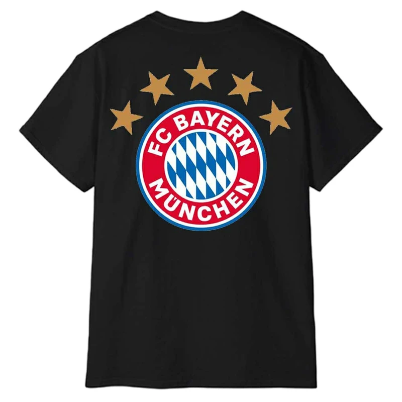 تی‌شرت آستین کوتاه مردانه پاد آفرین مدل بایرن مونیخ کد 1933