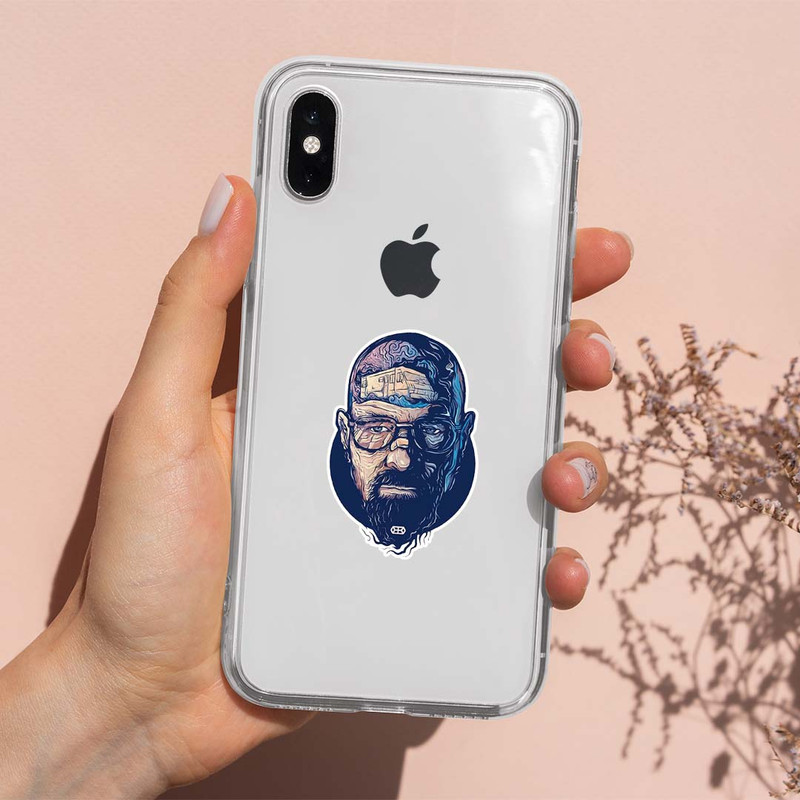 استیکر لپ تاپ طرح بریکینگ بد مدل breaking bad-2222227 مجموعه 2 عددی
