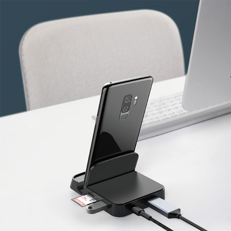 هاب 6 پورت USB-C باسئوس مدل CAHUB-AT01 3
