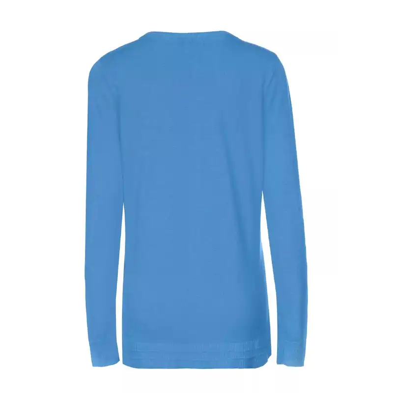 پلیور زنانه جوتی جینز مدل یقه هفت کد 1221136 رنگ آبی