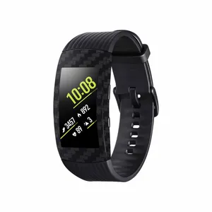 MAHOOT Carbon-Fiber Cover Sticker for Samsung Galaxy Gear Fit 2 Pro Smartwatch