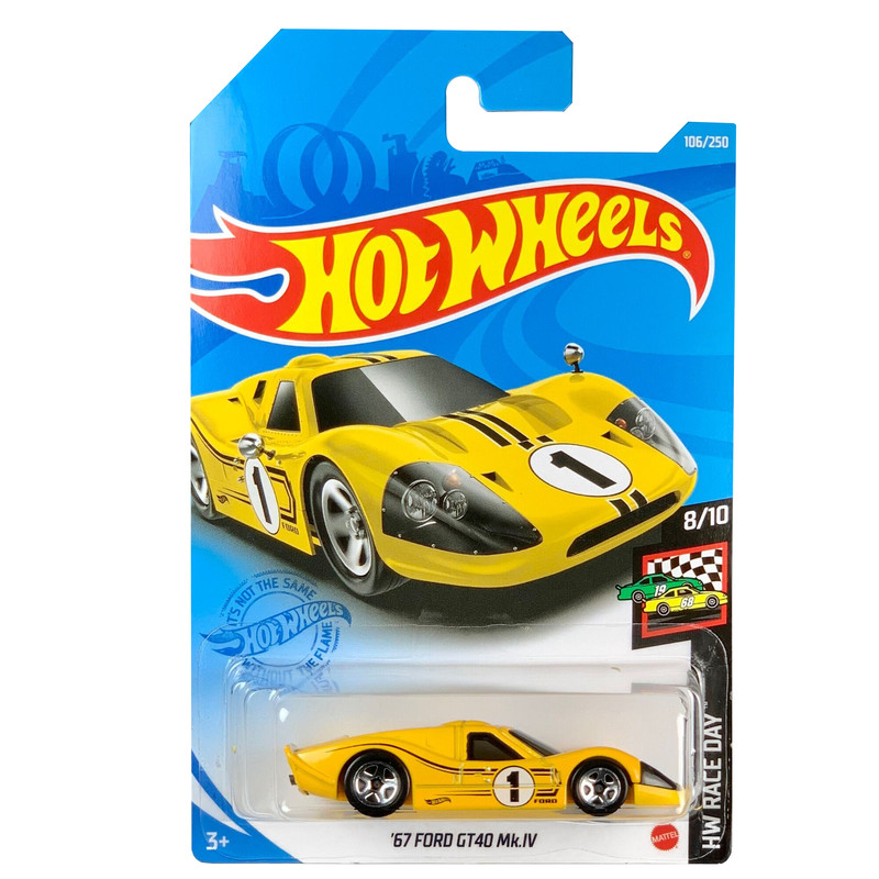 ماکت ماشین هات ویلز مدل 67Ford GT40 Mk.IV