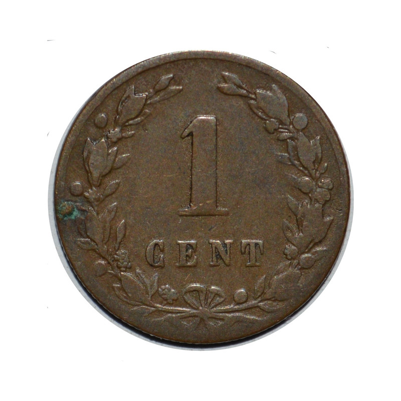 سکه تزیینی مدل یک سنت هلند 1882 میلادی