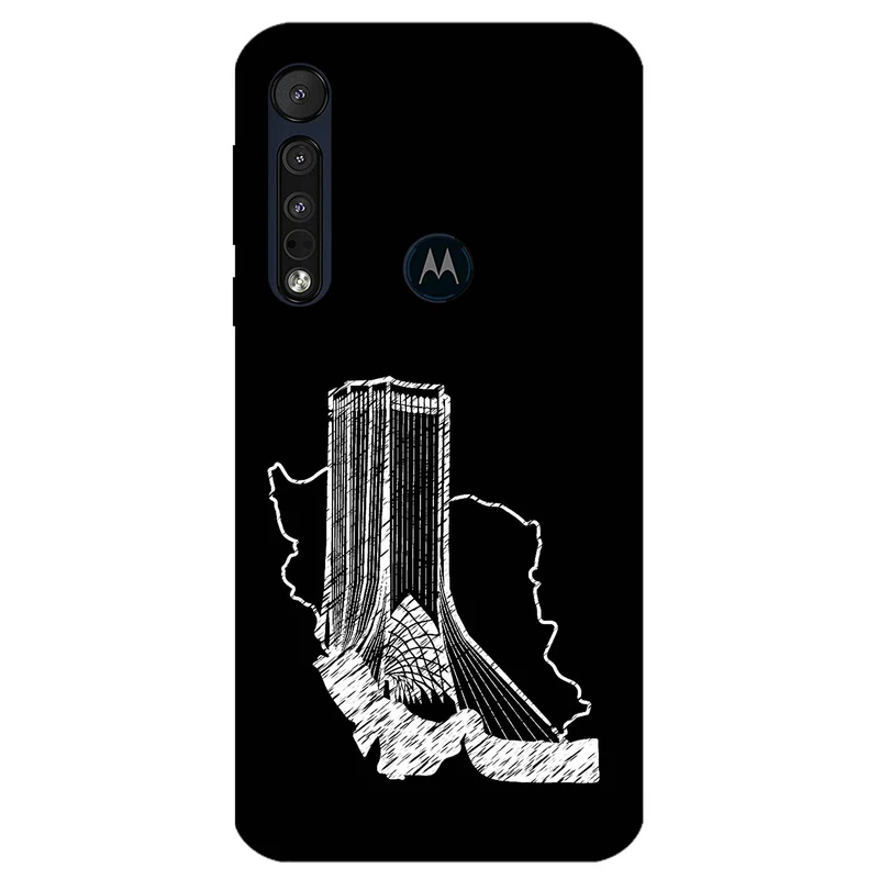 کاور مگافون طرح برج آزادی مدل 1628 مناسب برای گوشی موبایل موتورولا Moto G8 Play