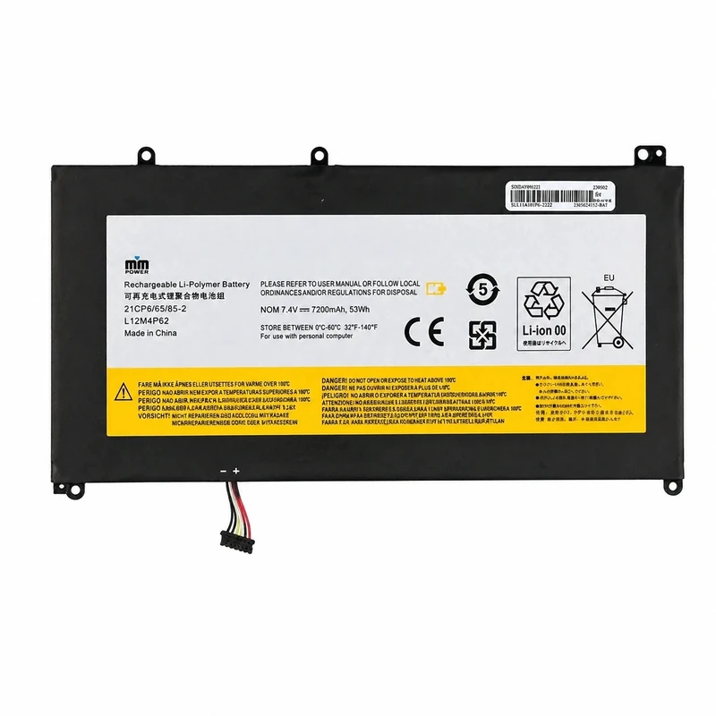 باتری لپ‌تاپ 6 سلولی دابل ام مدل L12M4P62 مناسب برای لپ تاپ  IdeaPad U430 U530		