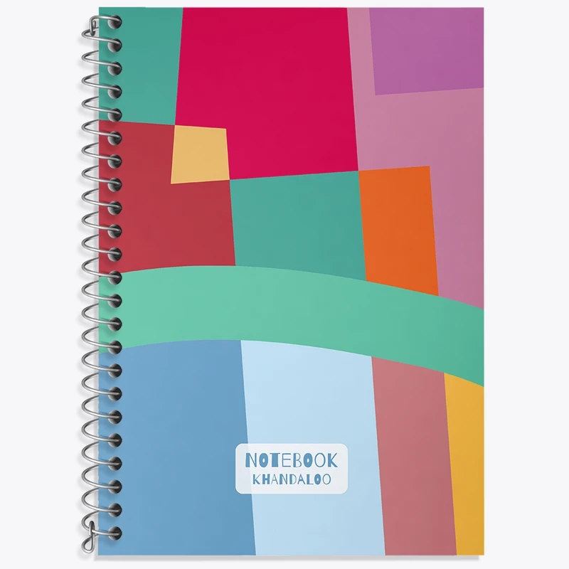 دفتر زبان 50 برگ خندالو مدل دو خط طرح فانتزی کد N1119