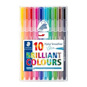 خودکار استدلر مدل رنگی BRILLIANT COLOURS بسته 10 عددی