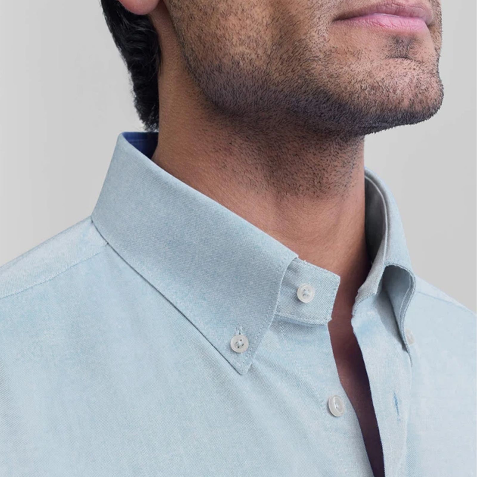 پیراهن آستین بلند یقه دکمه دار مردانه کروم مدل 2510112 -  - 6