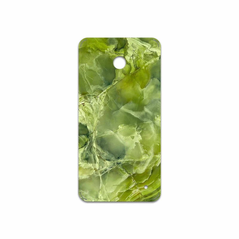 برچسب پوششی ماهوت مدل Green Crystal Marble مناسب برای گوشی موبایل نوکیا Lumia 630