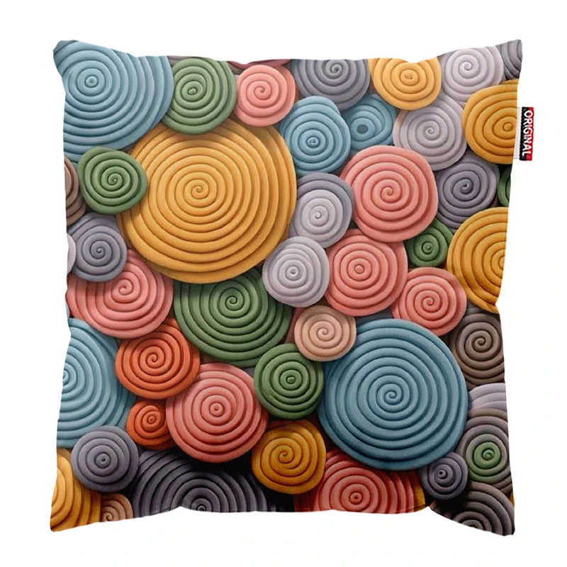  کوسن پاد آفرین طرح رنگی کد 3427 سایز 30*30 سانتی متر