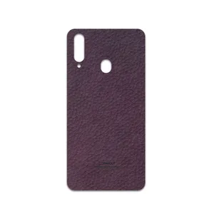 MAHOOT Purple-Leather Cover Sticker for Samsung Galaxy A20s