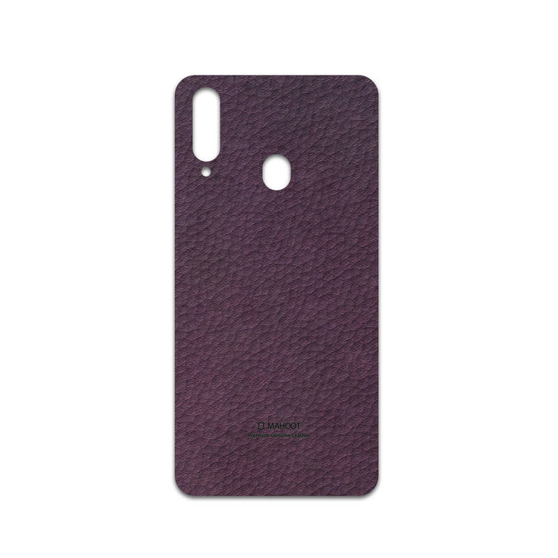 برچسب پوششی ماهوت مدل Purple-Leather مناسب برای گوشی موبایل سامسونگ Galaxy A20s