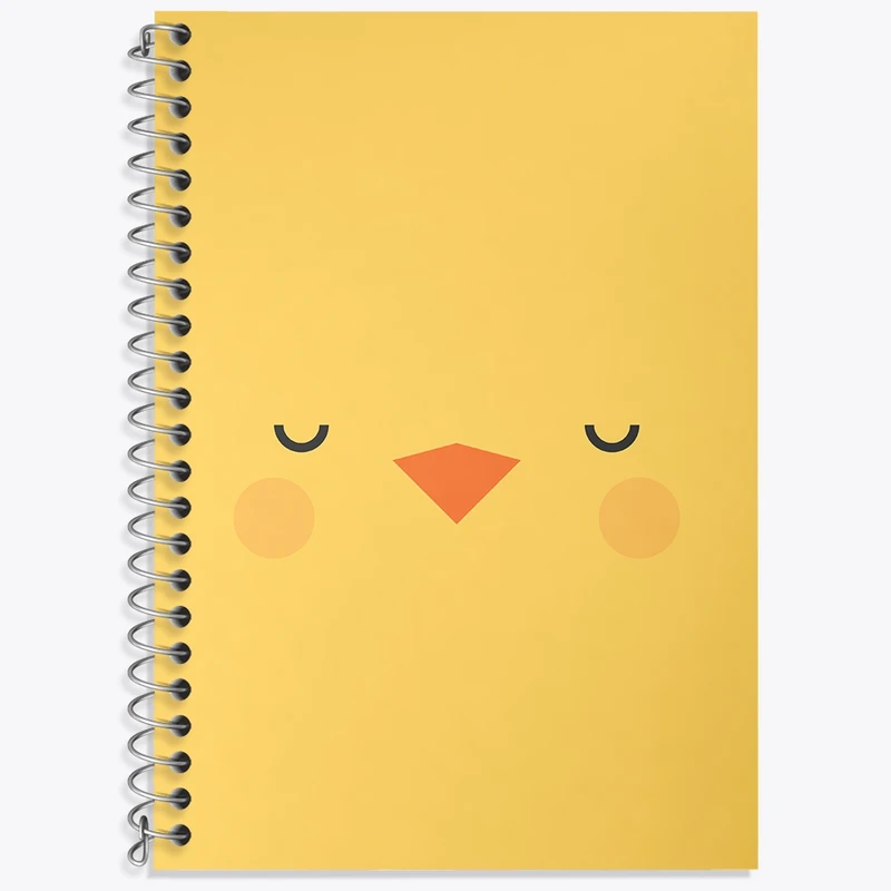 دفتر لغت 50 برگ خندالو طرح جوجه کیوت کد N1520