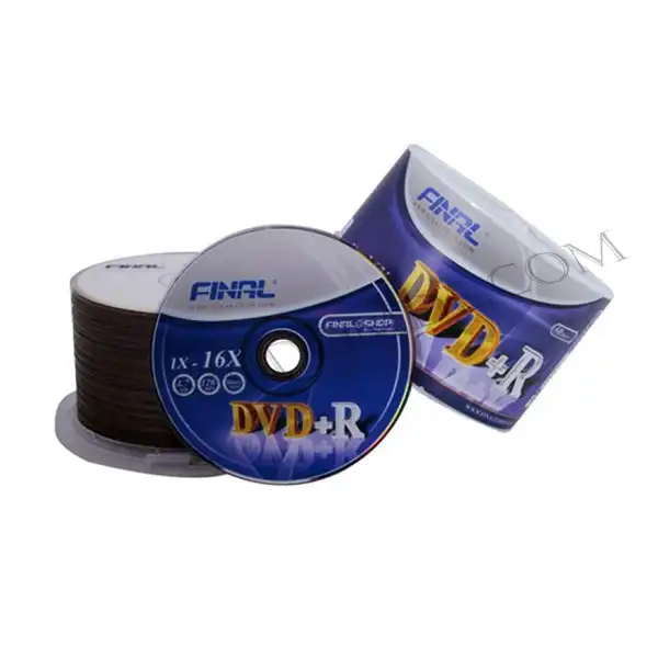 دی وی دی خام فینال مدل DVD+R بسته 50 عددی