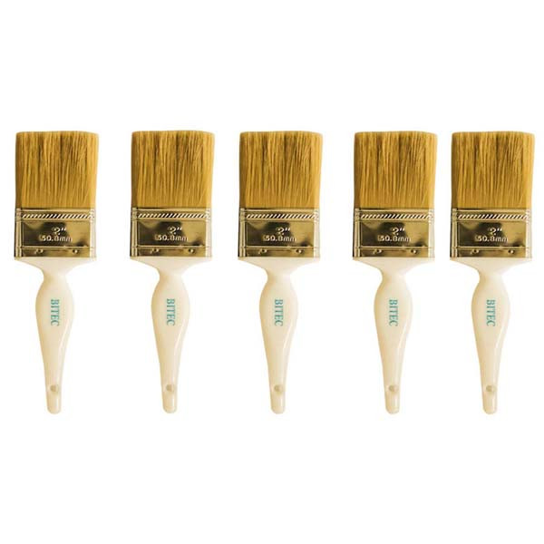 قلم موی نقاشی بیتک سایز 50.8 میلیمتر کد 1 بسته 5 عددی