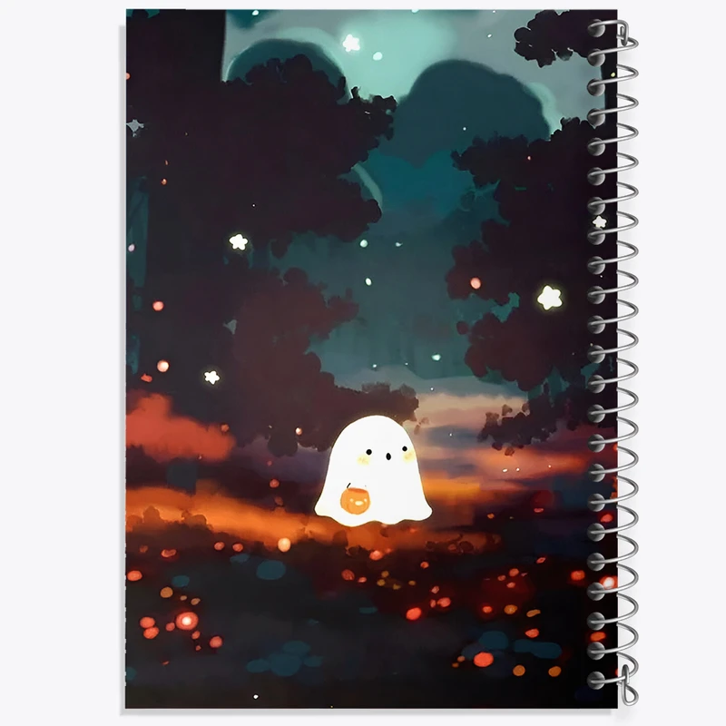 دفتر ژورنال نویسی 50 برگ خندالو مدل نقطه ای طرح روح کوچولو کد F6094