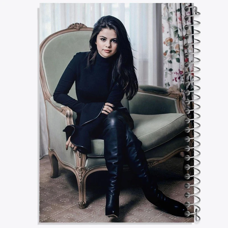 دفتر لیست خرید 50 برگ خندالو طرح سلنا گومز Selena Gomez کد 19215