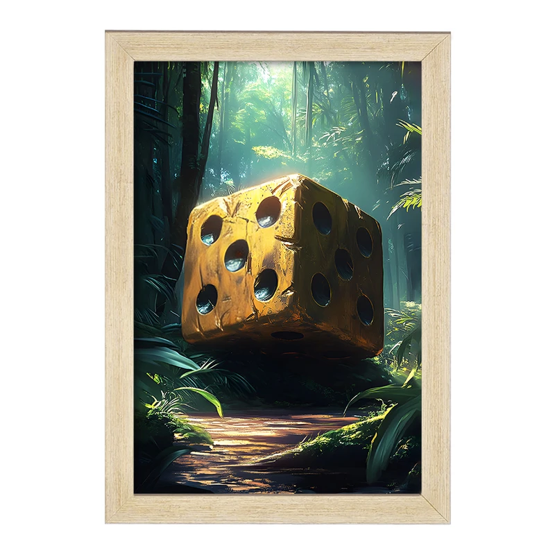 تابلو خندالو مدل تاس (Dice) کد F11773