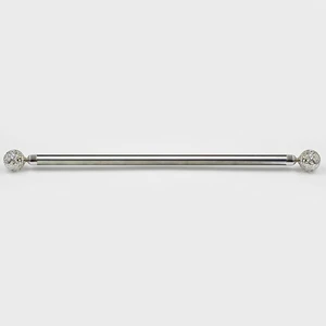 چوب پرده مدل sd طرح قپه گرد طول 150 سانتیمتر