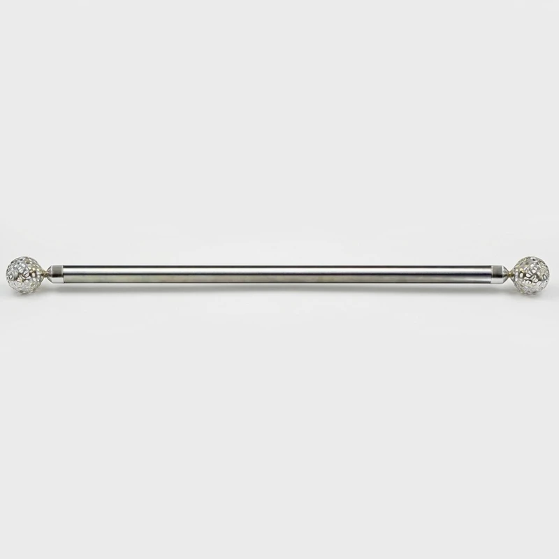 چوب پرده مدل SD طرح قپه گرد طول 150 سانتیمتر