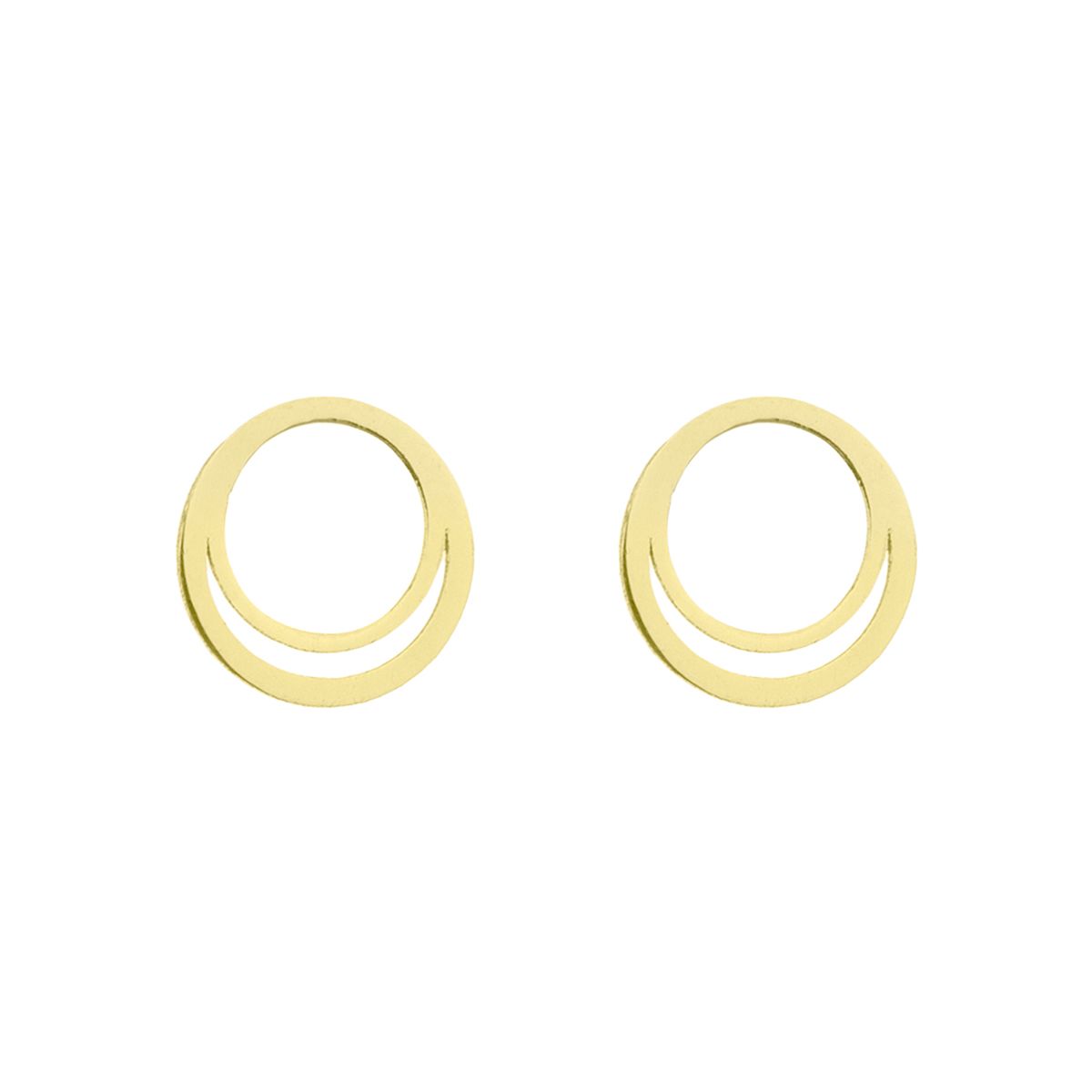 گوشواره طلا 18 عیار زنانه مدل GE003 -  - 1