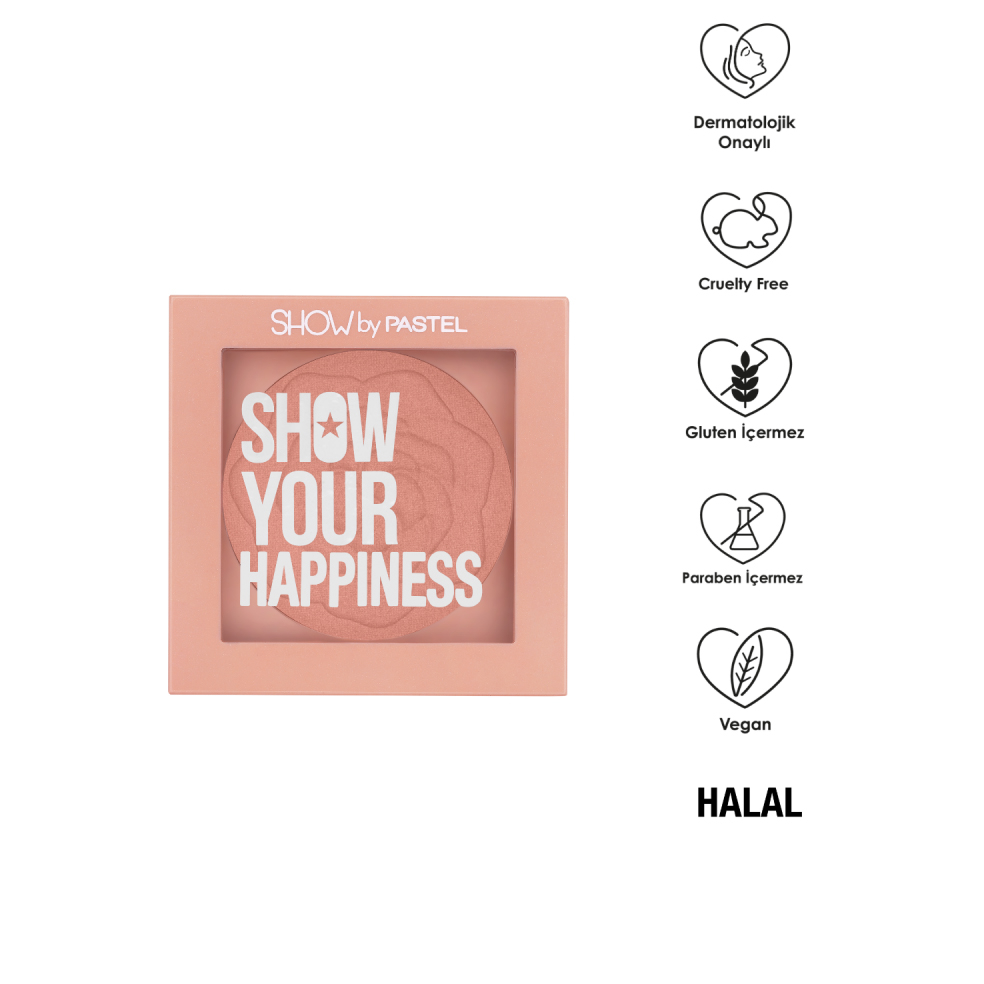 رژ گونه پاستل مدل Happiness شماره 203