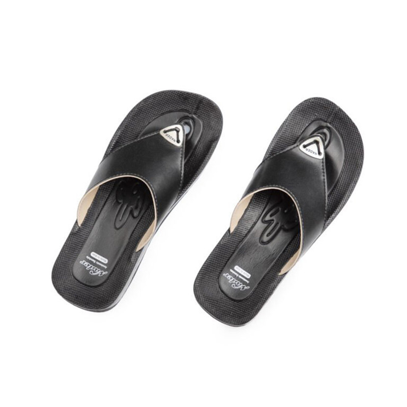 دمپایی لاانگشتی زنانه نادر کد 771 رنگ مشکی