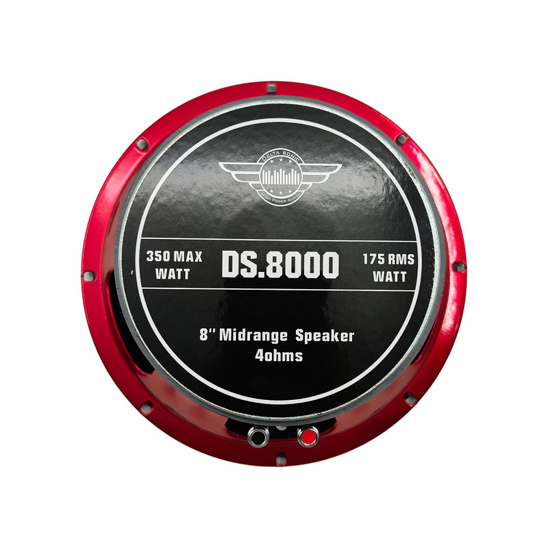 میدرنج پشت خودرو دلتاسونیک مدل DS.8000 سایز 8 اینچ بسته دو عددی