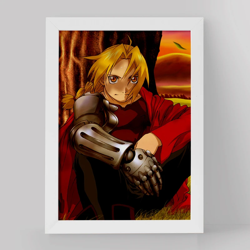 تابلو خندالو مدل ادوارد الریک انیمه کیمیاگر تمام فلزی کد 12682