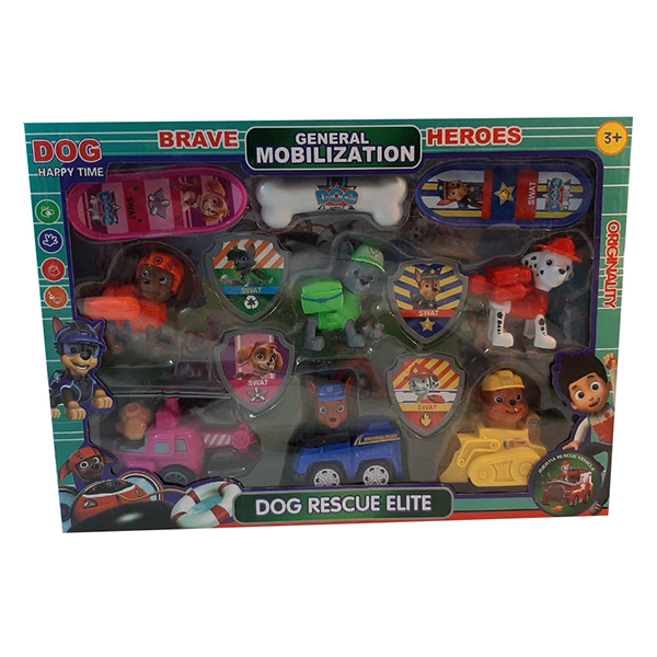 اسباب بازی مدل سگ های نگهبان مجموعه 13 عددی