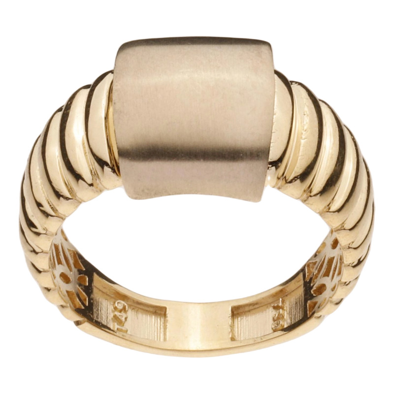 انگشتر طلا 18 عیار زنانه نیکان گلد مدل NK456 سایز 57 به همراه 30 سوت هدیه طلا