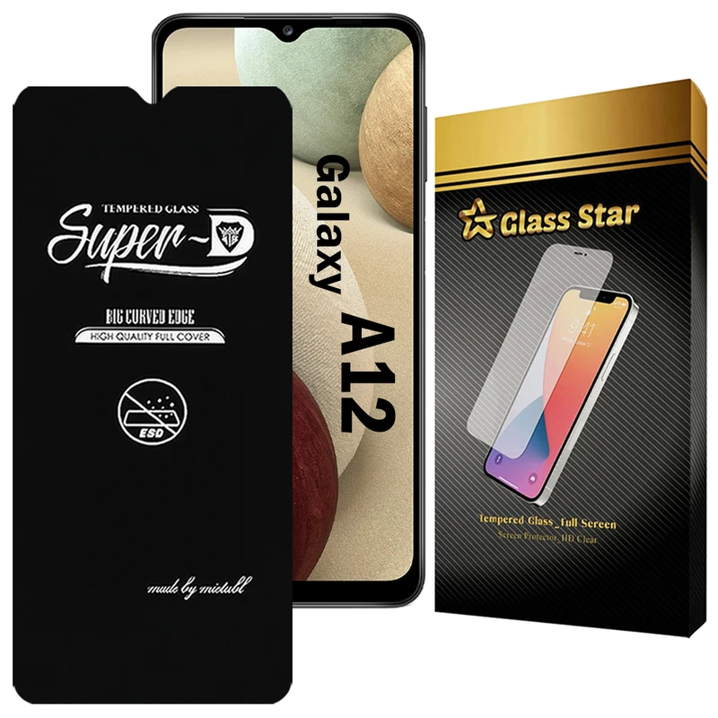 محافظ صفحه نمایش گلس استار مدل SUPERDNS مناسب برای گوشی موبایل سامسونگ Galaxy A12