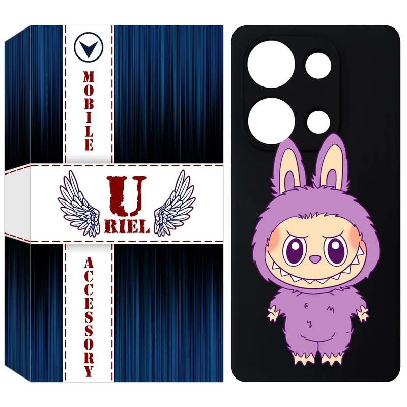 کاور یوریل قاب مدل KSH کد 150 طرح عروسک لبوبو مناسب برای گوشی موبایل شیائومی Redmi Note 14S / Note 13 Pro 4G / Poco M6 Pro 4G
