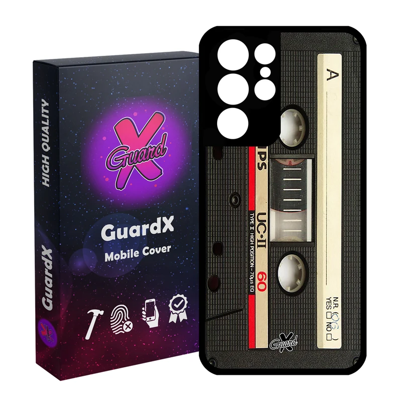 کاور گارد ایکس طرح Cassette مدل Glass10063 مناسب برای گوشی موبایل سامسونگ Galaxy S21 Ultra